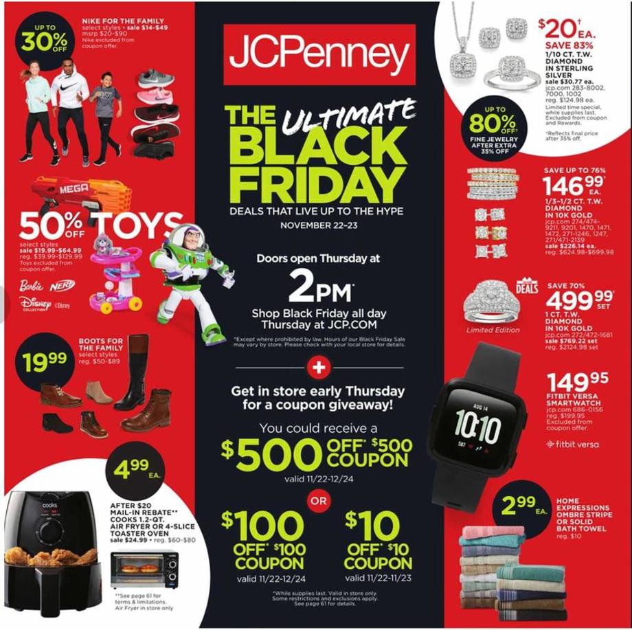 JCPenney Black Friday 2019 Ad, Deals and Sales