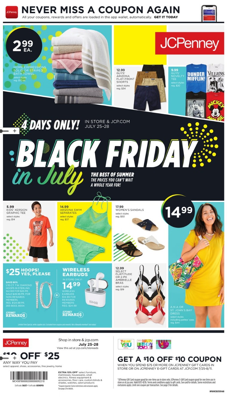 Jcpenney Black Friday Cyber In July 2020 Ad Deals And Sales